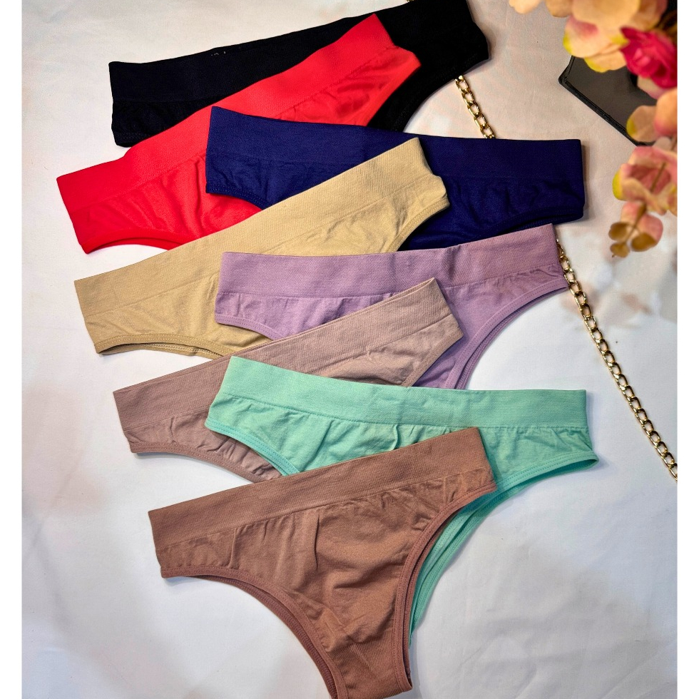 Kit Calcinhas Conforto Poliamida Lingerie Importada Tanga Conforto Não Marca Super Confortavel em Oferta na Shopee