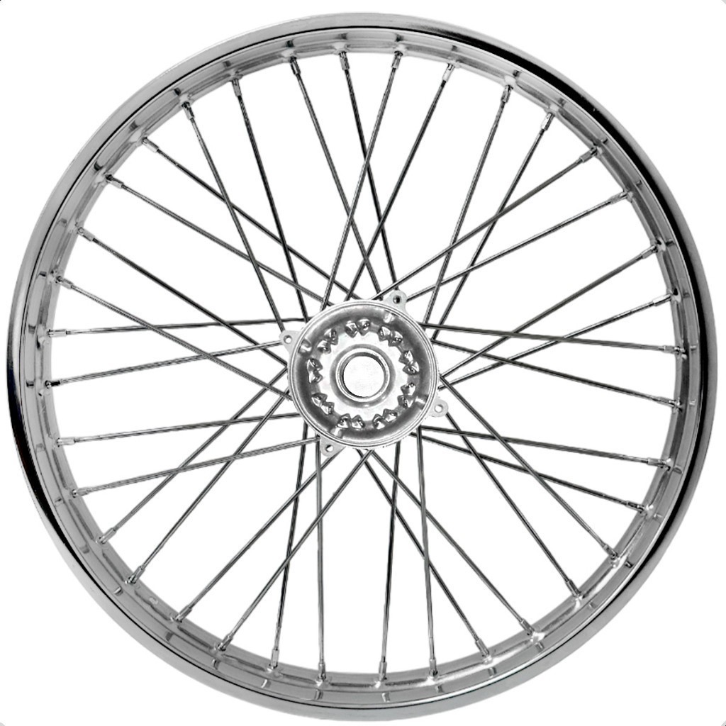Roda Calha Jante Dianteira Crf 230 Montada E Alinhada Raios 4mm