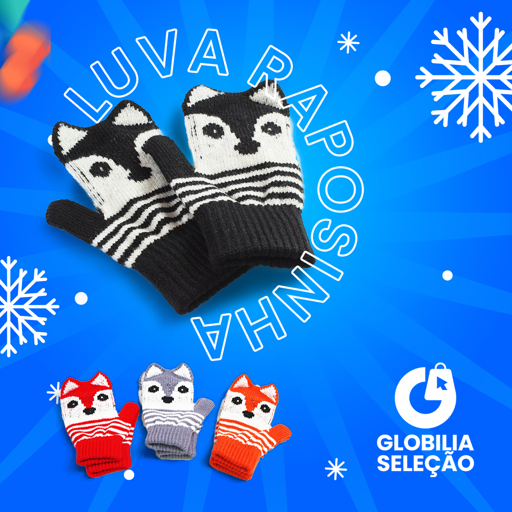 Luvas de chenile Infantil Criança Menino Menina Inverno Frio YX0405R