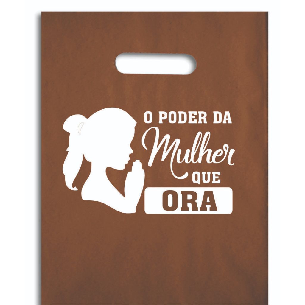 Sacolas Plásticas resistente  30X40 frases mulher   - kits - perfumaria - acessorios - biblia
