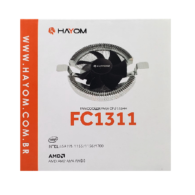 Cooler processador Intel AMD 775 1200 1150 1151 1155 1156 AMD FM1 FM2 FM3 AM3 AM4 AM5