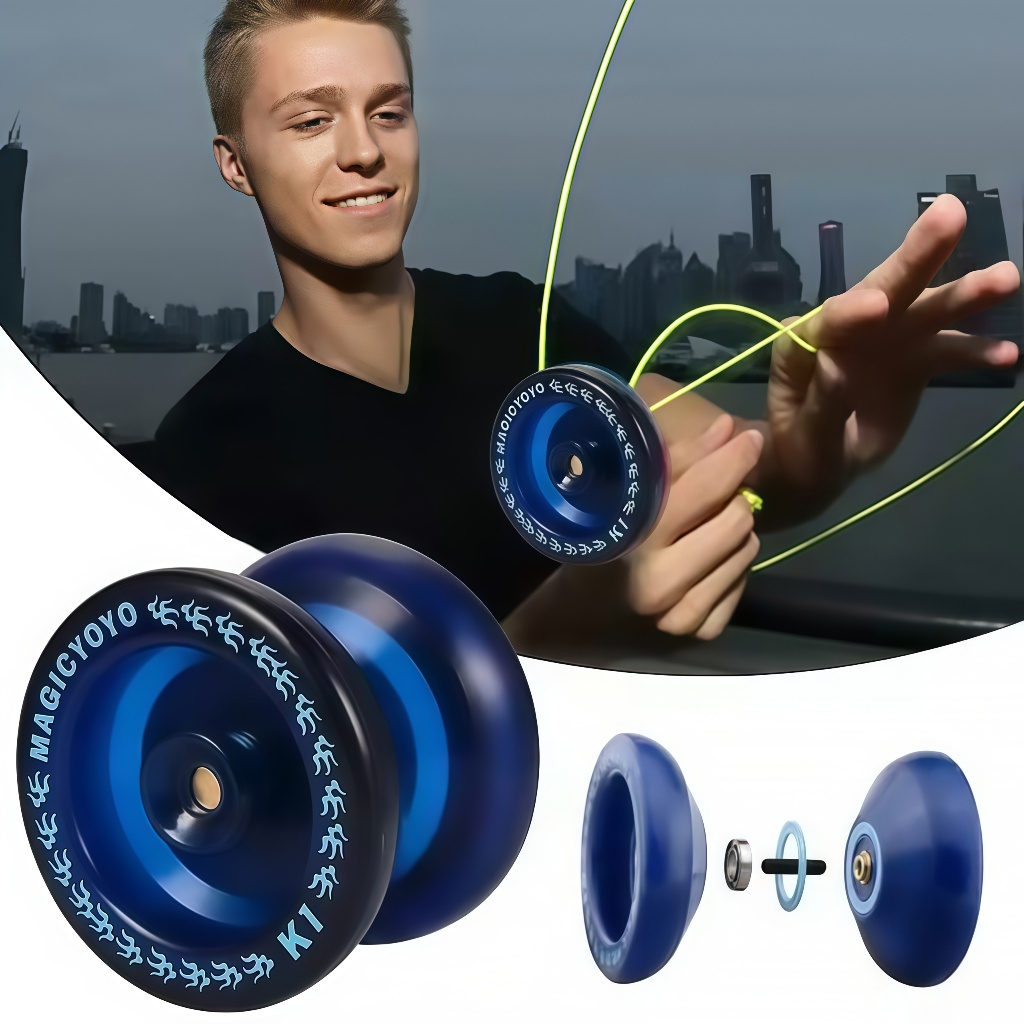 Yoyo K1 Yo-Yo profissional ABS Yoyo com rolamento e bola de amarração giratória⚡entrega rápida⚡ em Oferta na Shopee