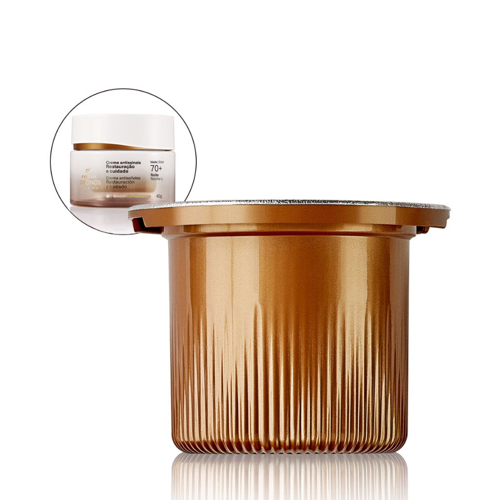 Natura Chronos Derma Refil 70+ NOITE *NOVA EMBALAGEM* em Oferta na Shopee