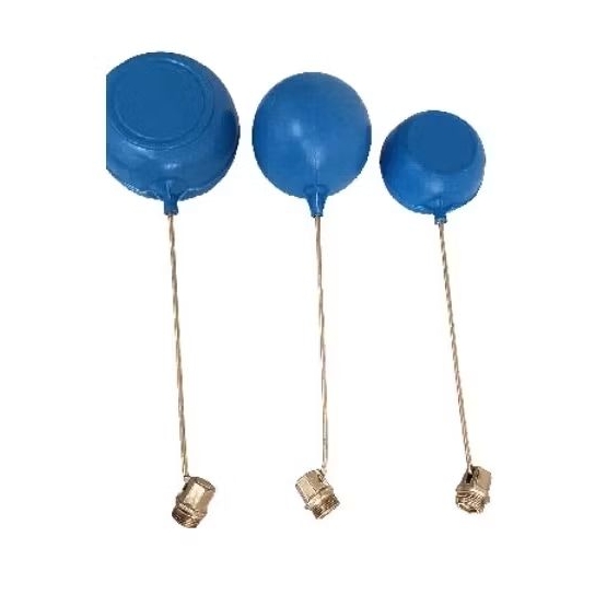 6 unidades Boia Para Caixa D'água 3/4” Anticorrosiva Reforçada Zamac 1000/500/250 litros — imagem 2 de 2