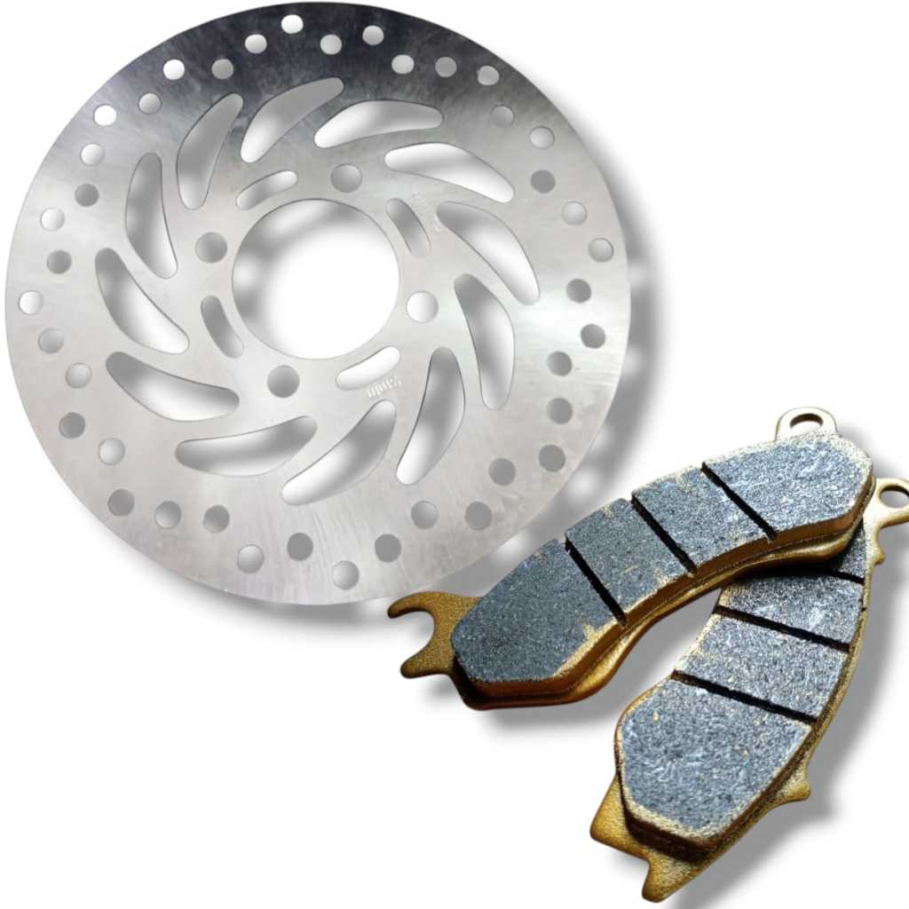 Disco de Freio Dianteiro Pcx 150 Sem Abs 2013 até 2018 + Pastilhas Dianteiras em Oferta na Shopee