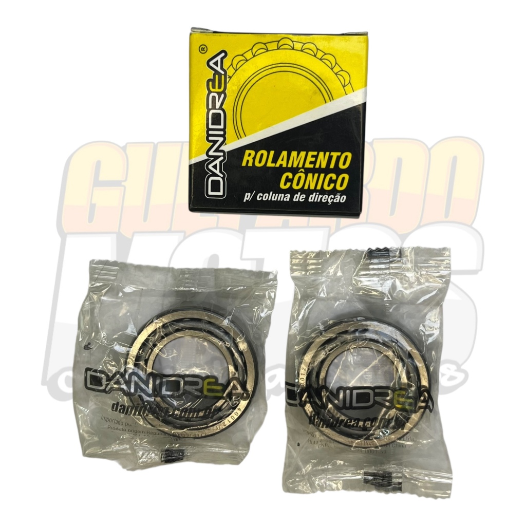 Rolamentos caixa de direção titan 125 1999-2008 | 150 2004-2013 | rolamentos conicos