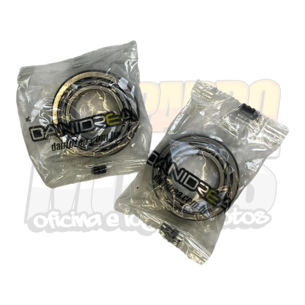 Caixa de Direção Honda CG 160 Fan Titan Start | Completa | Rolamento cônico
