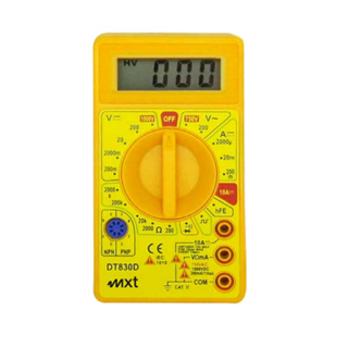 Multímetro Digital Dt830 Com Bipe Sonoro + Bateria E Cabo em Oferta na Shopee