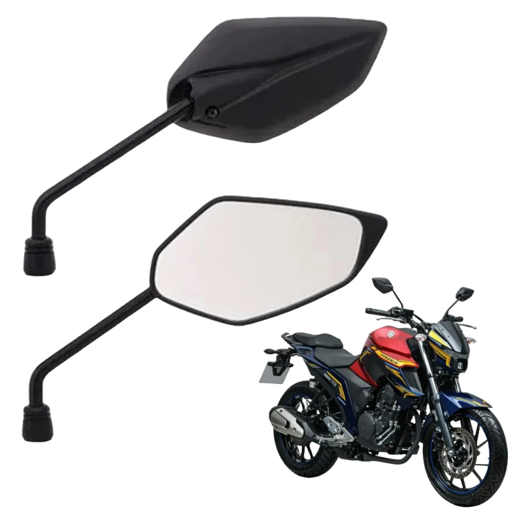 Retrovisor Espelho Moto Par Modelo Yamaha Fazer Factor 150 LANDER 250 XTZ 250 LANDER 250X TERENE 250