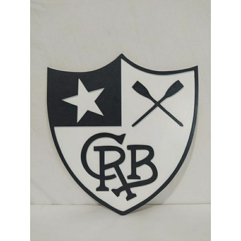 Escudo - Placa decorativa em alto relevo Botafogo Regatas MDF BMK ART'S