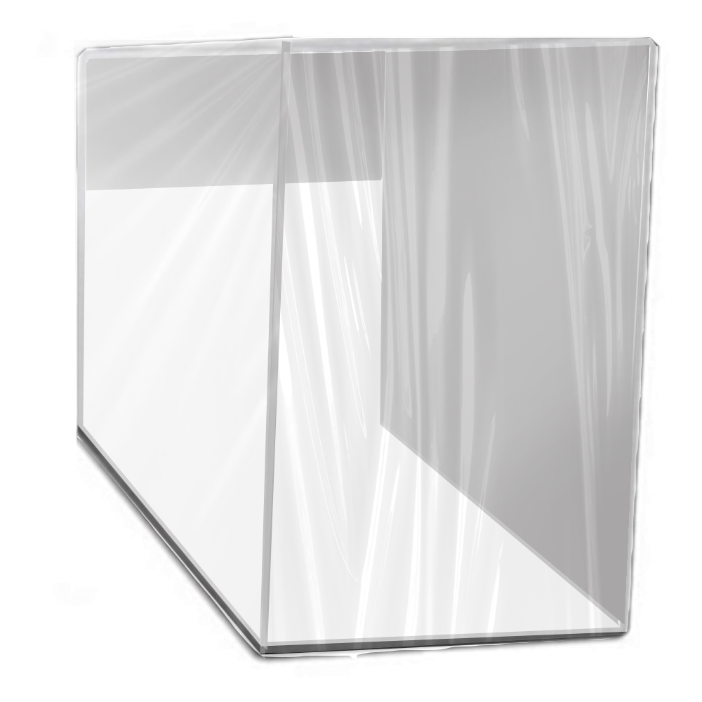 Capa Proteção CPU Gabinete PC Aquario A43cm P40cm L21cm Frente Transparente