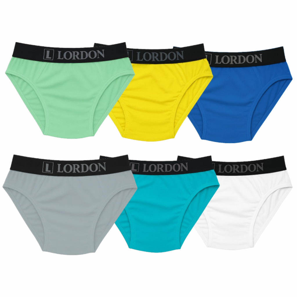 Kit 6 Cuecas Slip Infantil Juvenil 100% Algodão com Elástico Conforto Diário em Oferta na Shopee