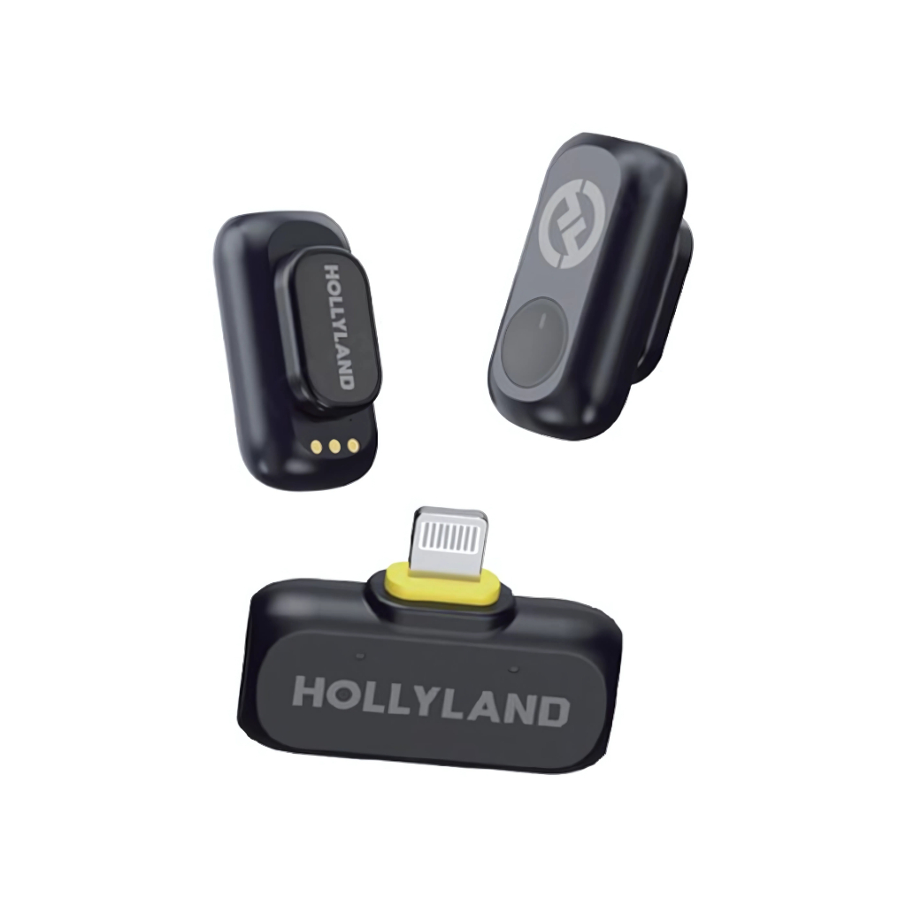 Microfone Hollyland Lark A1 MIni Lightning Preto em Oferta na Shopee