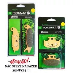 Kit Pastilhas de Freio Lander 250 2016-2026 / Crosser 150 Abs 2019-2026 Potenza Xt Evolution