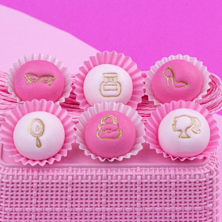 Kit Carimbos Femininos Mulheres Para Doces Brigadeiro Massa Rosa Bebê BlueStar em Oferta na Shopee