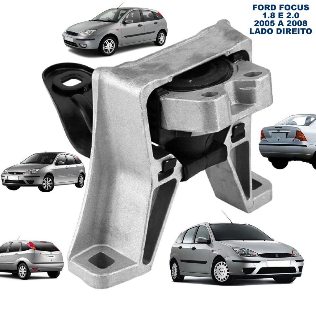 Coxim Motor Ford Focus Duratec Hidráulico 1.8 e 2.0 2005 2006 2007 2008 Lado Direito Passageiro Novo