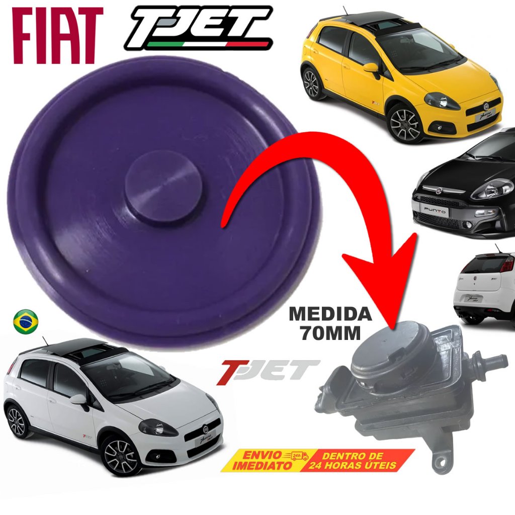 Membrana Diafragma do Anti-chama Fiat Punto Linea T-Jet 55208531 70MM Novo com Nota Fiscal Garantia em Oferta na Shopee