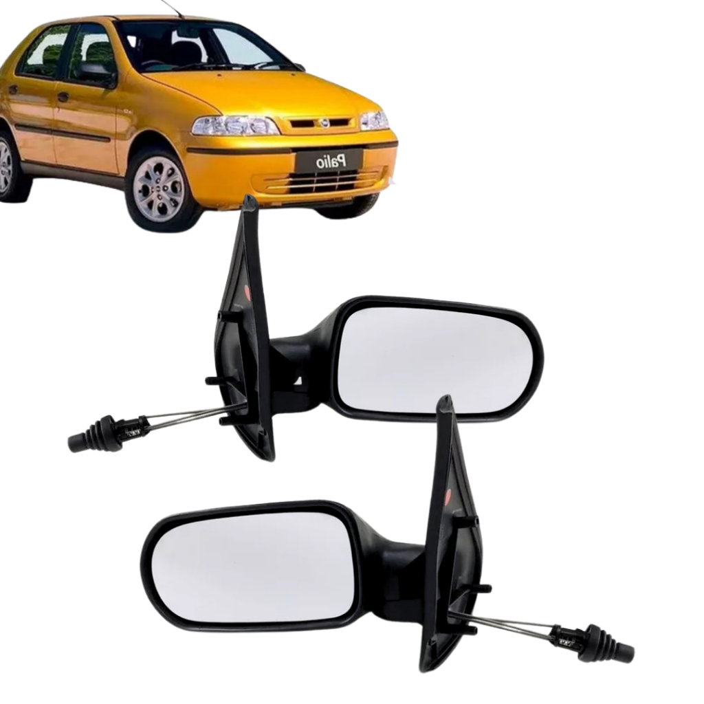 Par Retrovisor Palio Siena G2 Fire 2001 2002 2003 4 Portas Com Controle