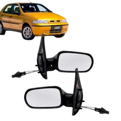 Retrovisor Palio Siena G2 Fire 2001 2002 2003 4 Portas Com Controle