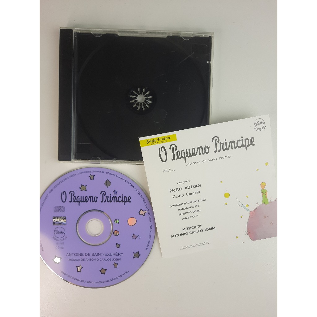 CD O Pequeno Príncipe Antoine De Saint-Exupéry Tom Jobim 1957 Raro