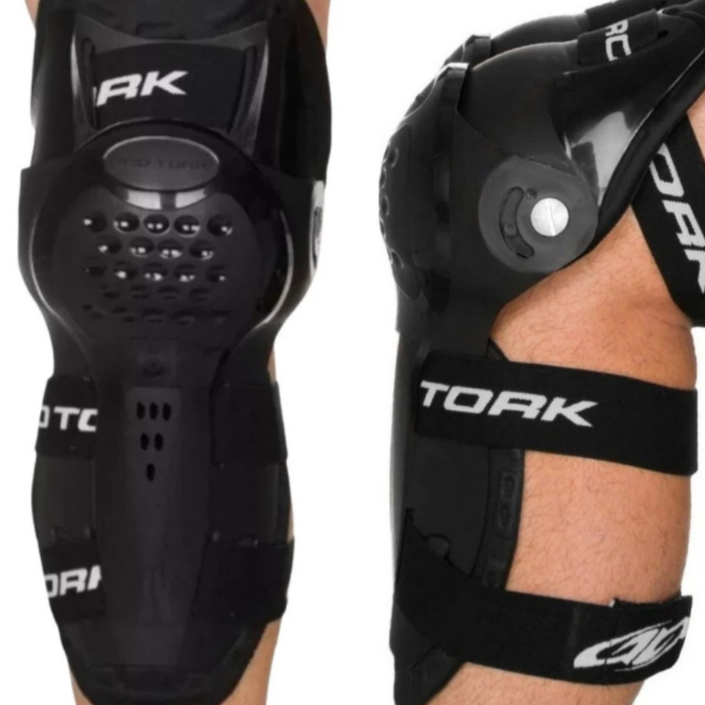 Joelheira Articulada Motocross Adulto Masculino Feminino Trilha Esporte Radical Pro Tork Knee Guard