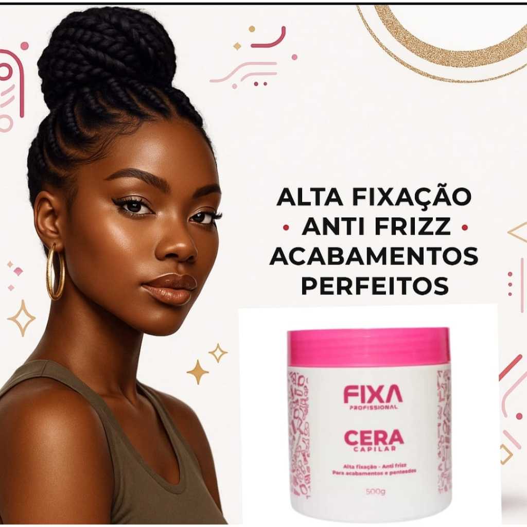 POMADA MODELADORA FIXA PRFISSIONAL 500GR BABY HAIR MAQUIAGEM CAPILAR CABELO
