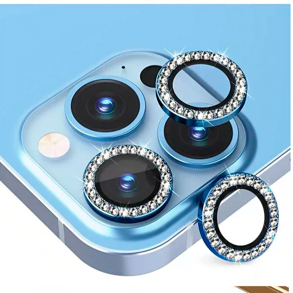Película De Lente De Câmera Colorida E Com Brilho De Vidro Para iPhone 13/12/11 Pro MAX/12mini em Oferta na Shopee