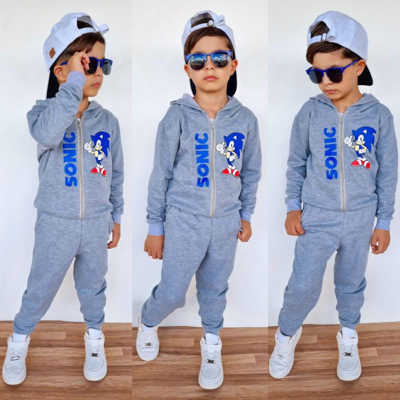 Conjunto Moletom Infantil Flanelado Masculino Conjunto Moletom Menino Agassalho De Frio Inverno
