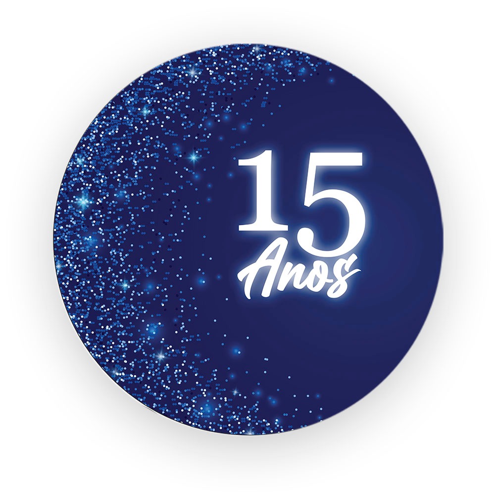 Kit Painel Redondo Sublimado + Trio De Capas Cilindros Veste Fácil  Tema Festa de 15 Anos