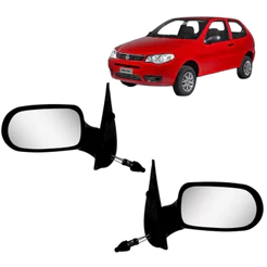 Retrovisor Fiat Palio Strada G2 Fire 2001 2002 2003 2 Portas Com Controle