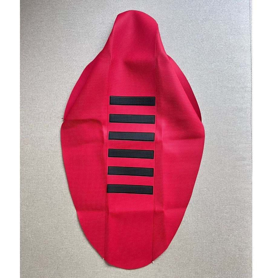 Capa De Banco Vermelha Crf 230 Crf250 Com Bico Antiderrapante 100% Impermeável Off Road Rally Moto Cross