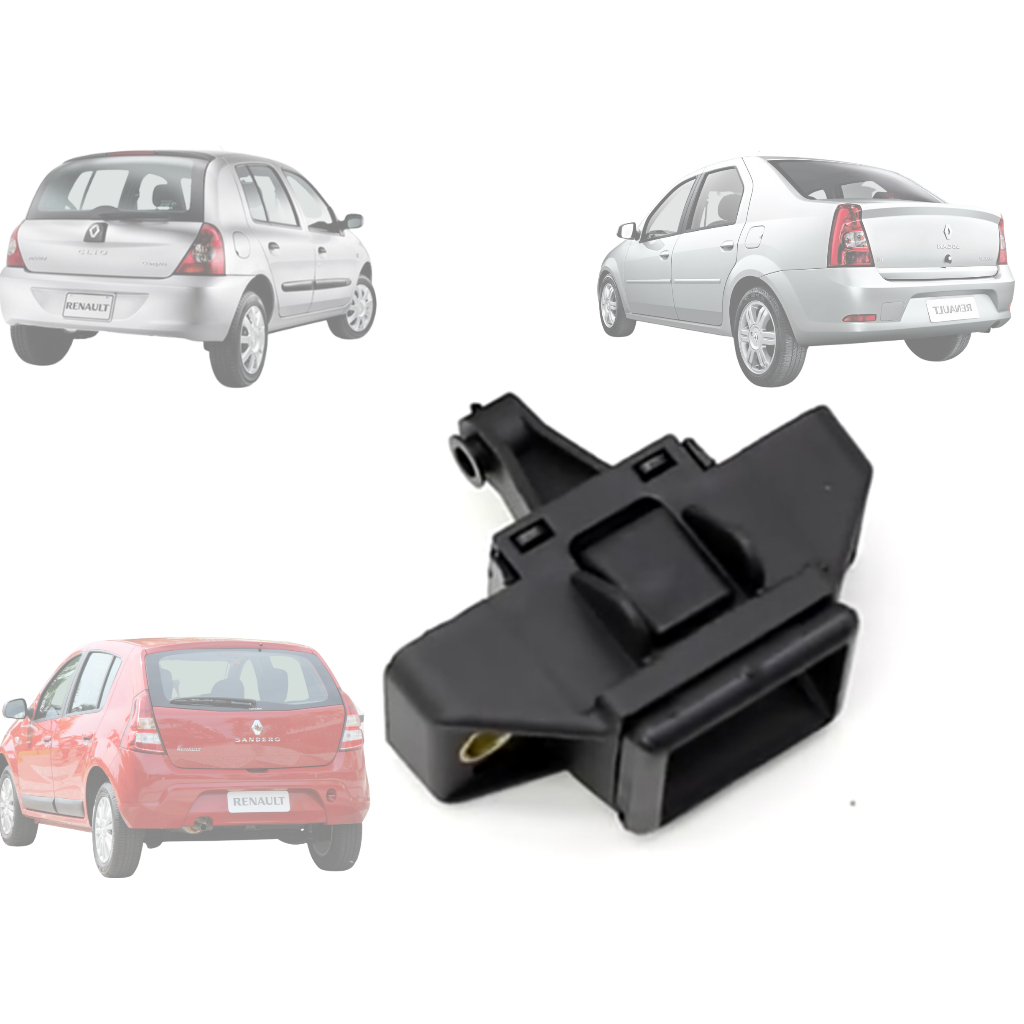 Encaixe Fechadura Porta Malas Renault Clio Logan Sandero Até 2014