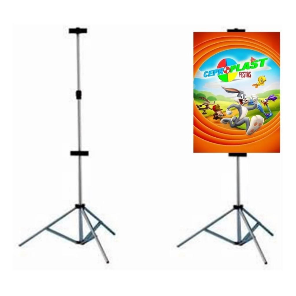 Porta Banner C/ Garras 1,80 Suporte Pedestal Tripé em Oferta na Shopee