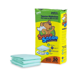 Tapete Higienico Para Cachorro Cães Super Secão 80x60cm C/30un - Petix em Oferta na Shopee