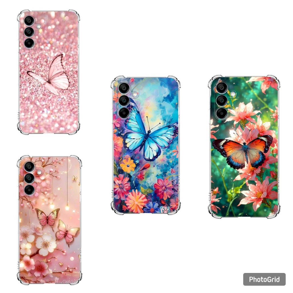 Capa Samsung A07 , A17 ,  A37 e A57 Capa Tpu Desenhos Variados Capinha Case Borboletas em Oferta na Shopee