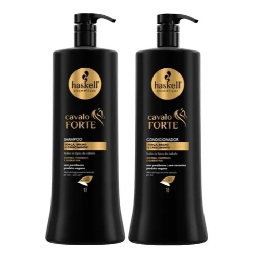 Kit Cavalo Forte  Shampoo e Condicionador 1L