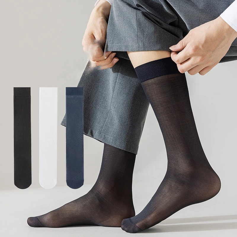 Kit 6 Pares Meia Social Masculina Fina Clássica Sapato Trabalho conforto