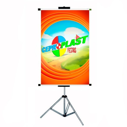Porta Banner 2,20m C Garras Pedestal Tripé Envio Imediato+ em Oferta na Shopee