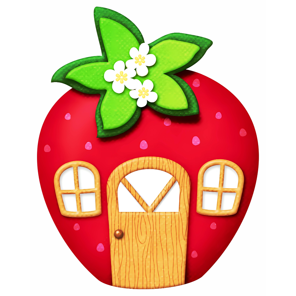 1 DISPLAY CASA DA MORANGUINHO 1 METRO MDF 3MM em Oferta na Shopee