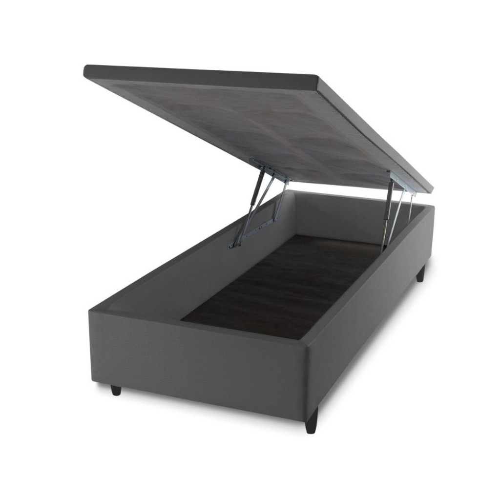 Base Box Baú Prince Sued 0,79m X 1,97m X 0,41m - Home & Living