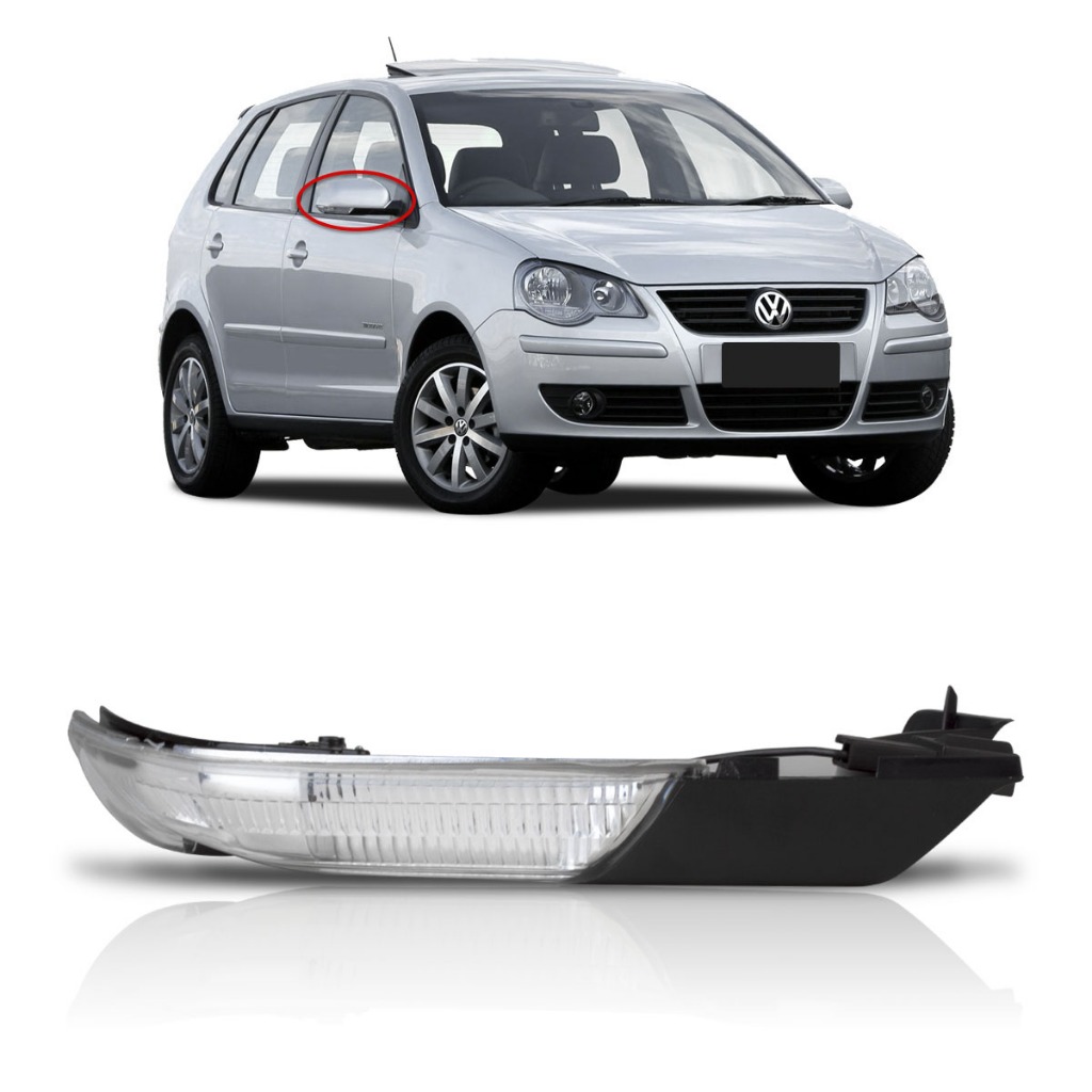 Seta Pisca do Retrovisor Externo VW Golf Polo  2007 ATE 2011  *ORIGINAL* Pisca inferior