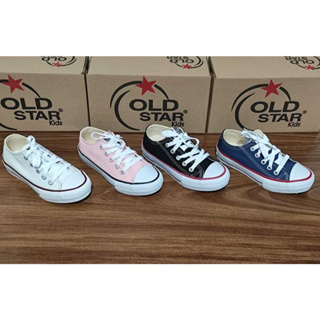 TÊNIS INFANTIL OLD STAR KIDS CLÁSSICO  EM LONA UNISSEX OFERTA!! em Oferta na Shopee