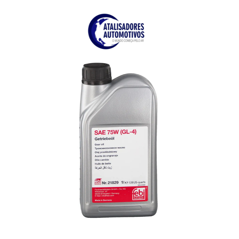 Óleo de Transmissão para Cambio Manual Febi 21829 75W GL4 (1 Litro) - 21829 FEBI
