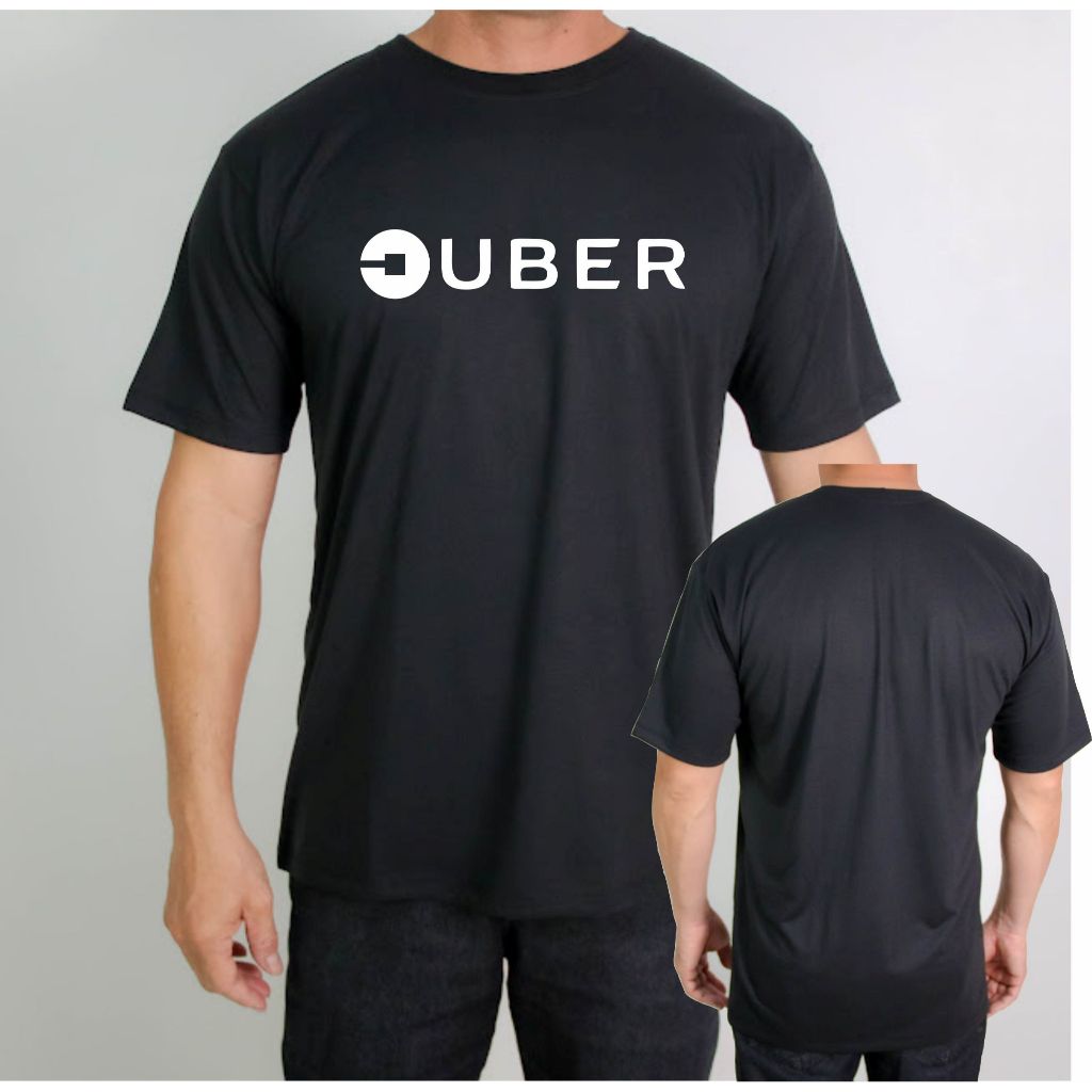 Camsieta UBER Motorista de Aplicativo cinza Vá de Uber