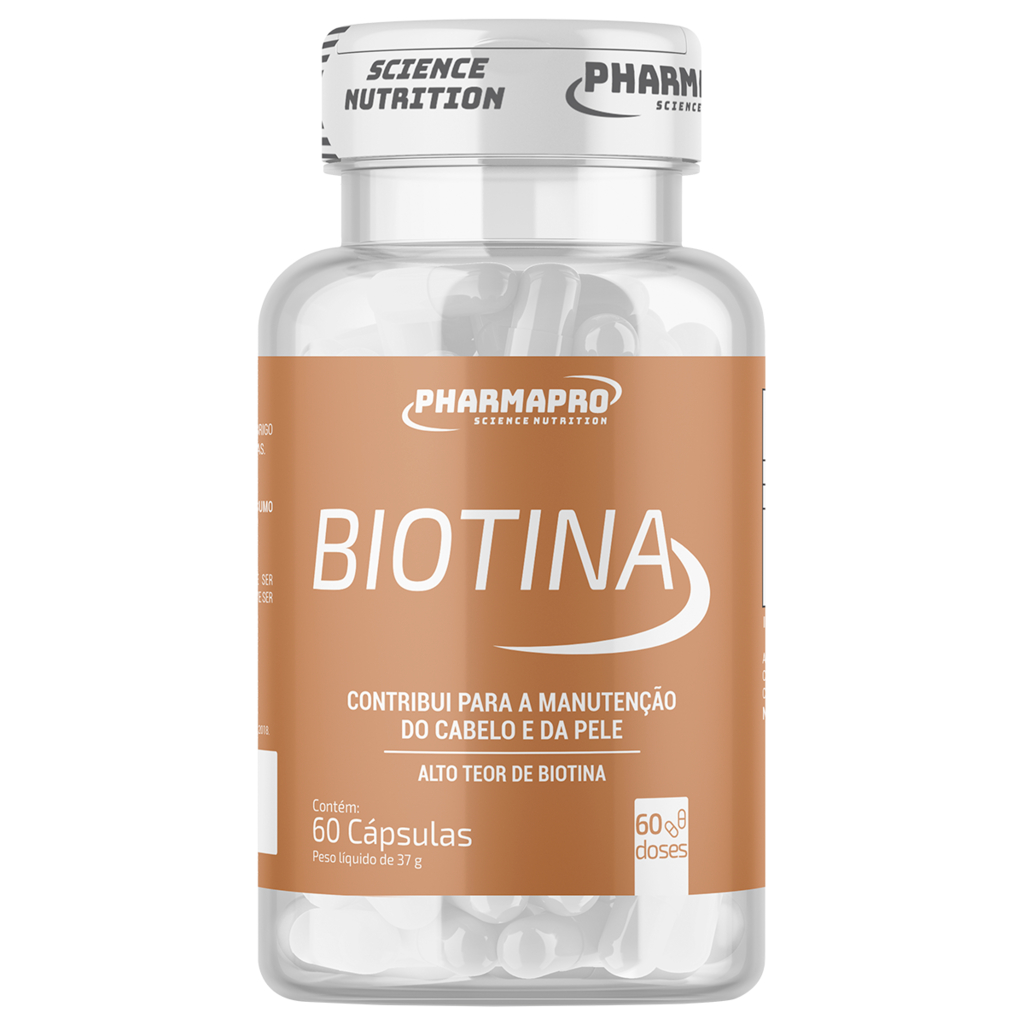 Biotina Original - Vitamina Essencial para os Cabelos e Pele - 60 Cápsulas em Oferta na Shopee