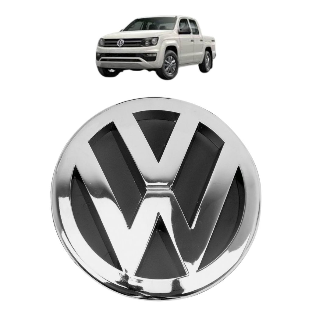 Emblema Grade Amarok 2017 a 2023 Logo VW Cromado