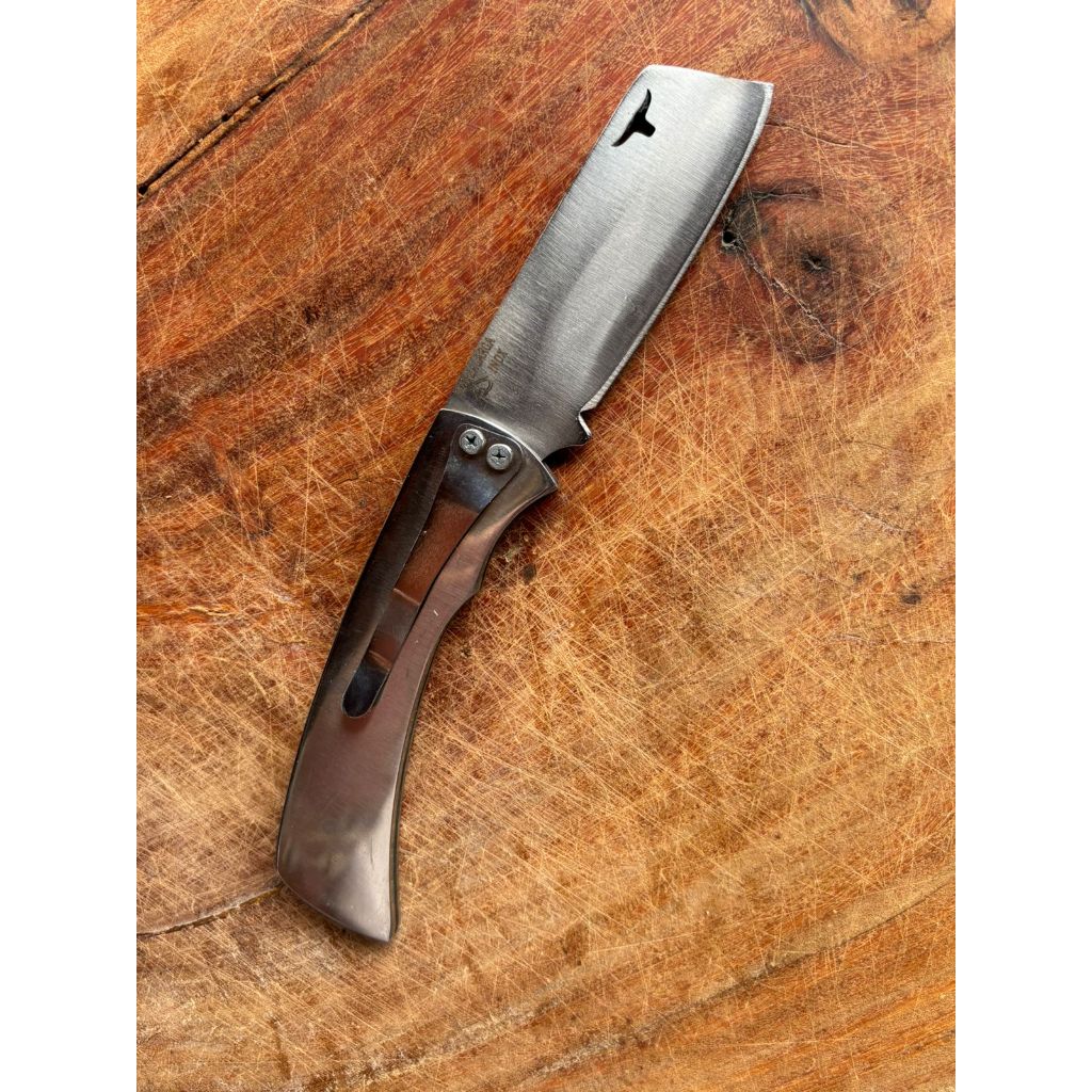 CANIVETE TÁTICO DE BOLSO EM AÇO INOX – PERSONALIZÁVEL E RESISTENTE em Oferta na Shopee