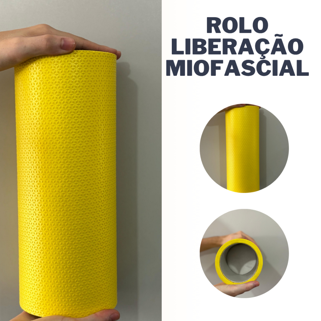 Imagem ROLO DE MASSAGEM MIOFASCIAL 30X12 EVA PILATES IOGA