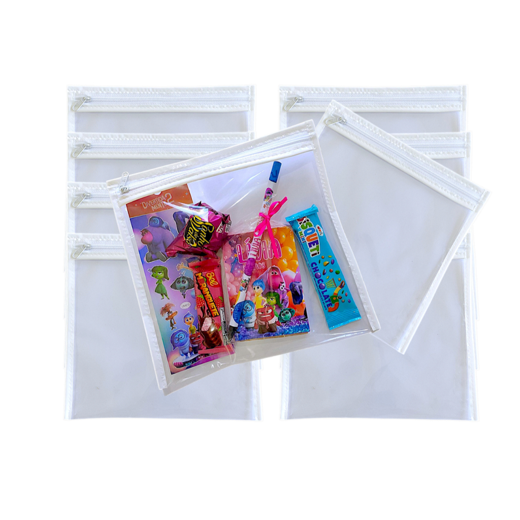 Kit 10 a 20 Saquinhos 20x20cm com Zíper – Kit para Lembrancinhas, Saquinhos Surpresa e Brindes