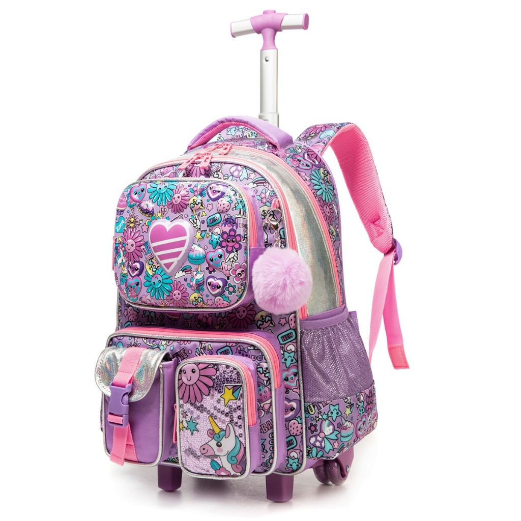 Detalhes do Kit Mochila Crosswave Com Estojo + Lancheira Estampa Divertida